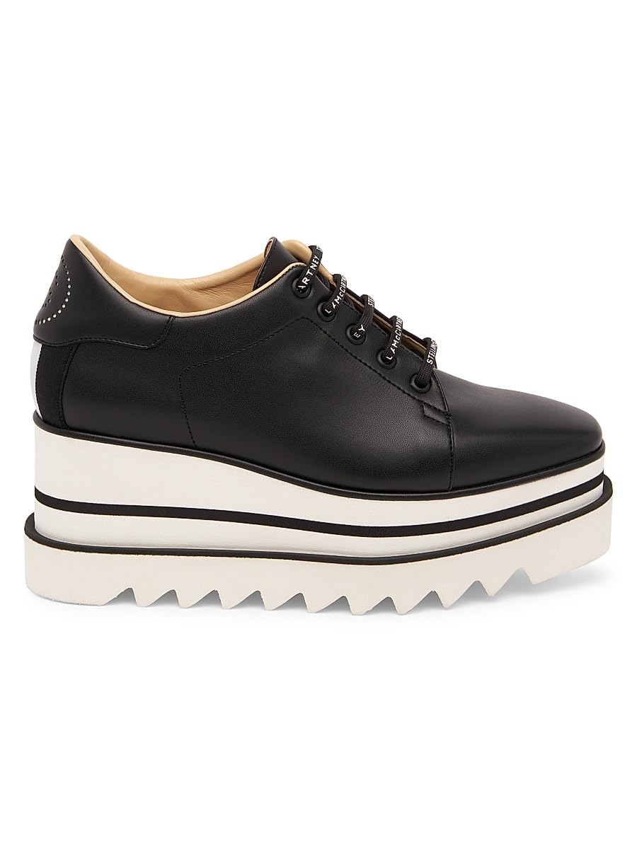 Stella McCartney, Elyse Platform Sneakers, 39.5 (9.5), Black