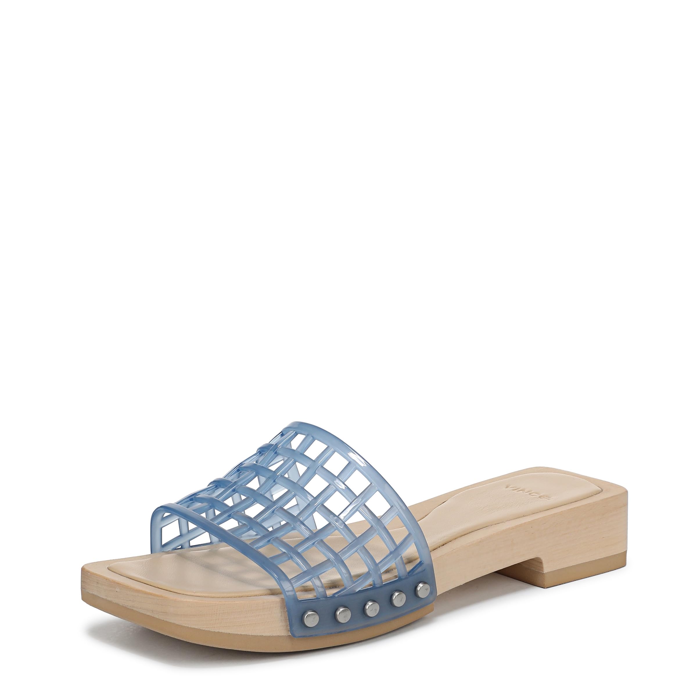 Vince Womens Barbara Jelly Slide Sandal Surf Blue 9 M