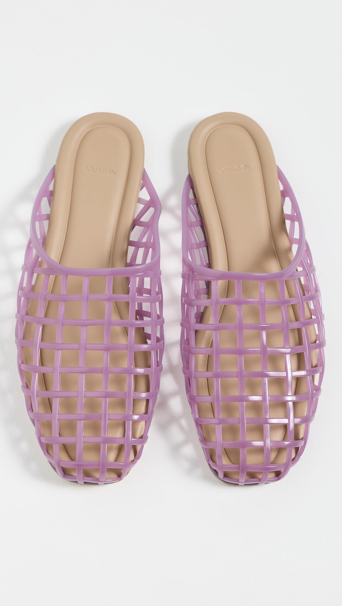Vince Women's Barcelona Jelly Flats, Amethyst, 9 Medium US