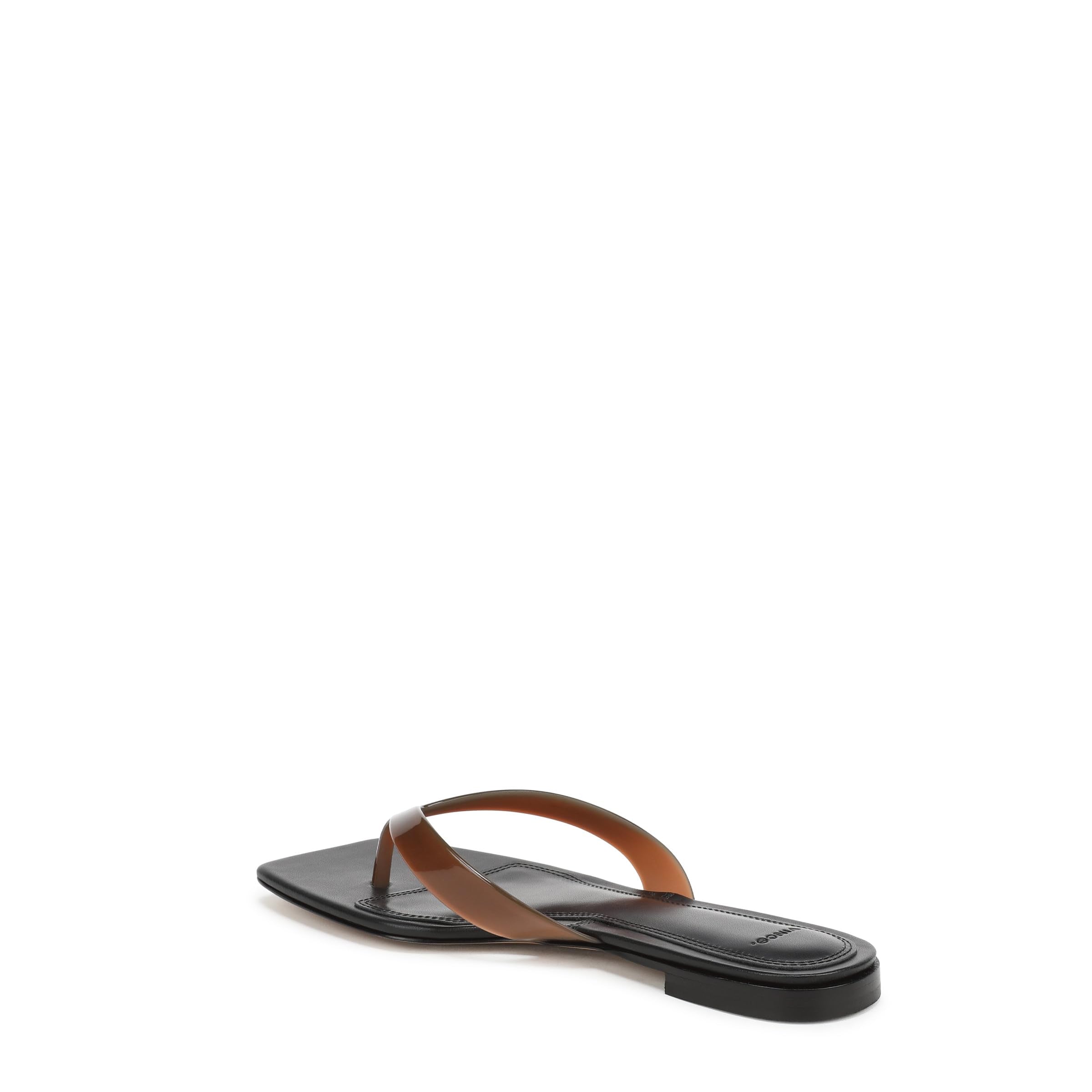 Vince Women's San Juan Jelly Thong, Saddle, 9 Medium US