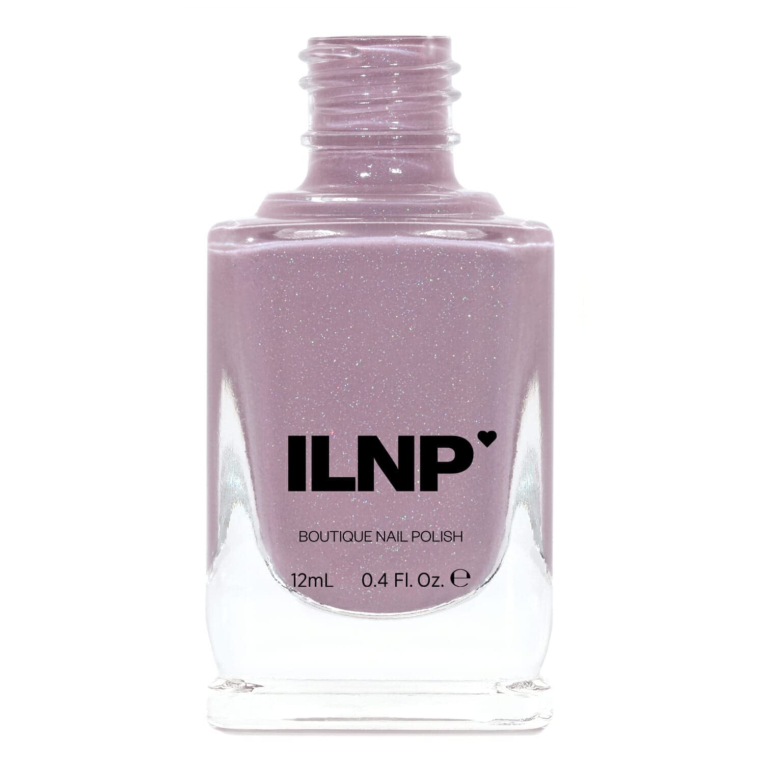 ILNP Internship - Dusty Plum Neutral Nail Polish, Subtle Holographic, Chip Resistant, 7-Free, Non-Toxic, Vegan, Cruelty Free, 12ml