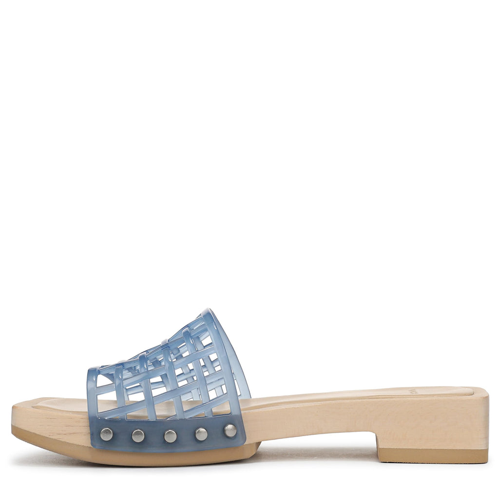 Vince Womens Barbara Jelly Slide Sandal Surf Blue 9 M