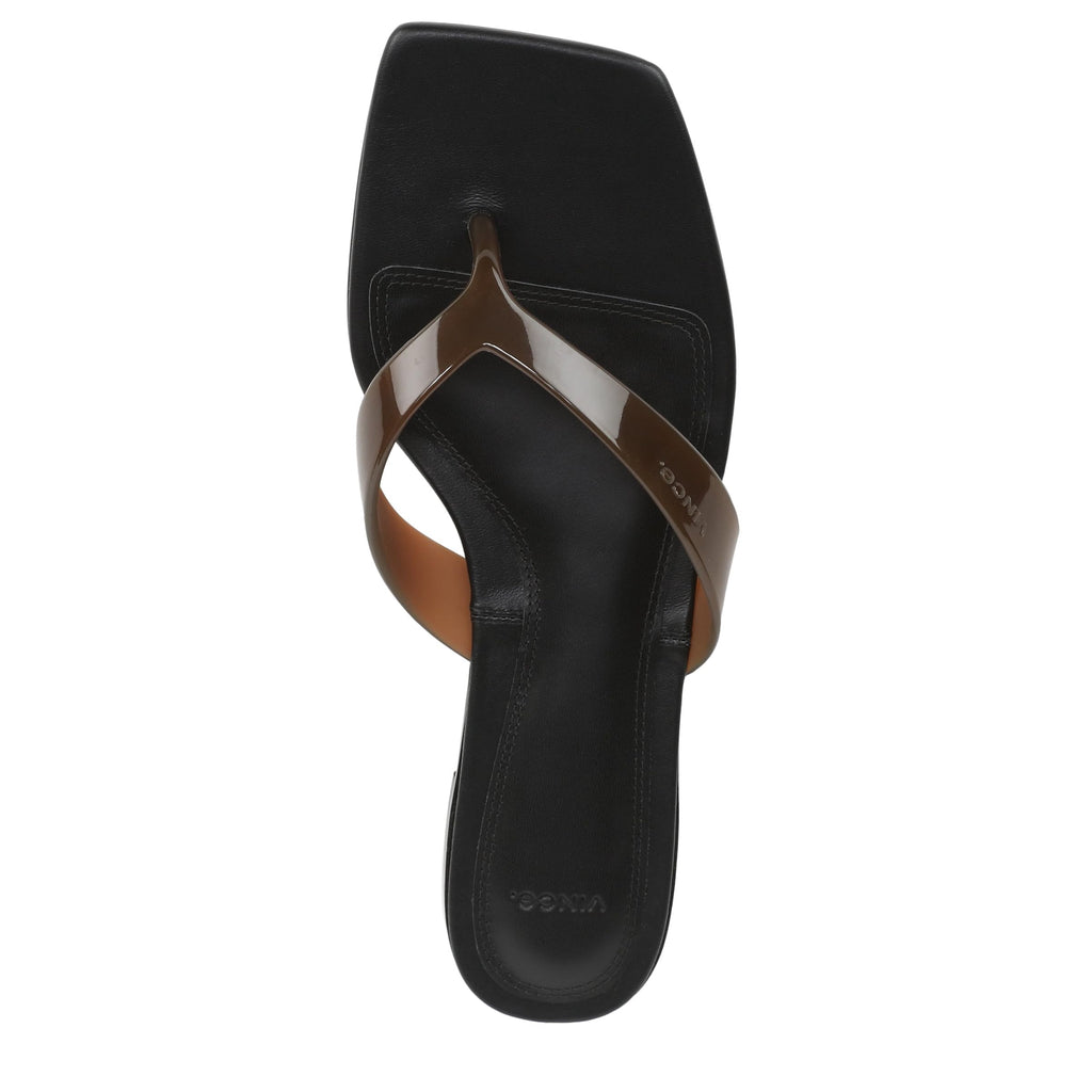 Vince Women's San Juan Jelly Thong, Saddle, 9 Medium US