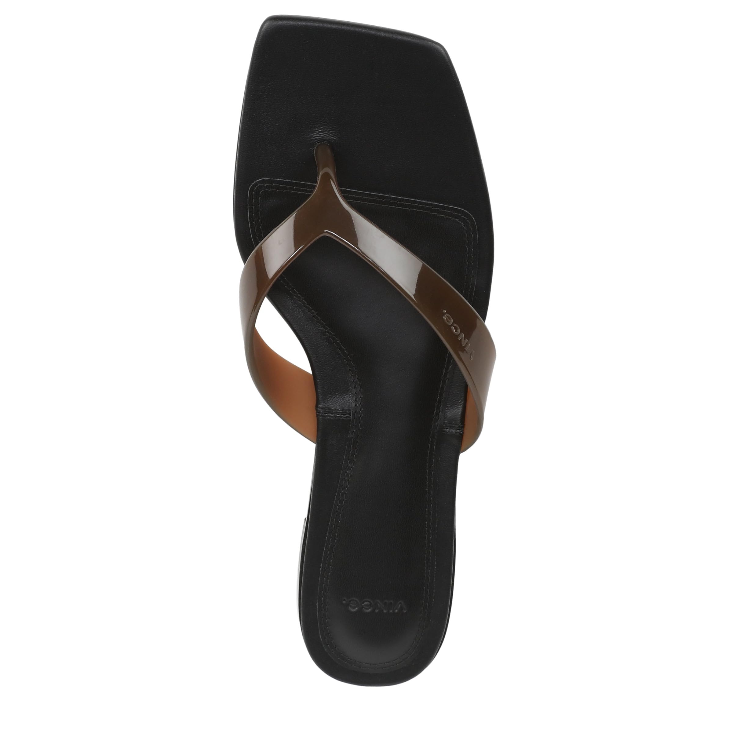 Vince Women's San Juan Jelly Thong, Saddle, 9 Medium US