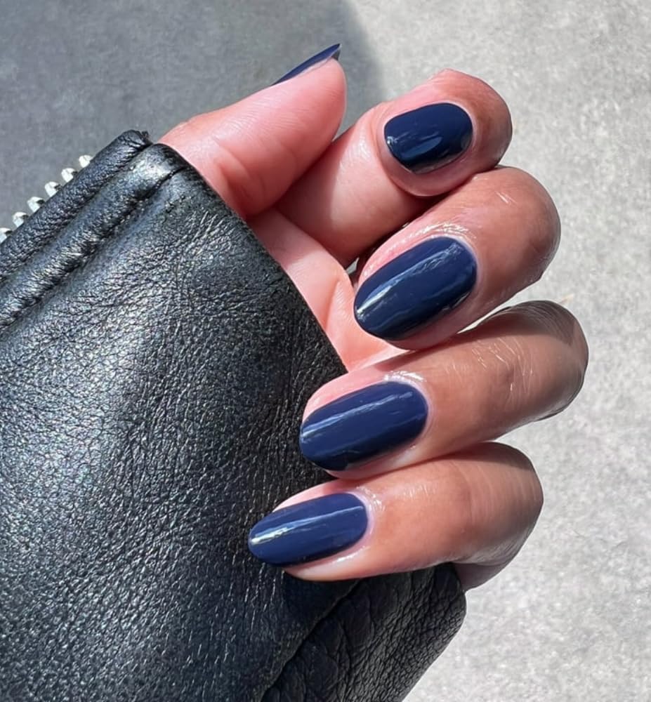 Olive & June Quick Drying Nail Polish, Suited, Midnight Blue, 0.3 fl oz
