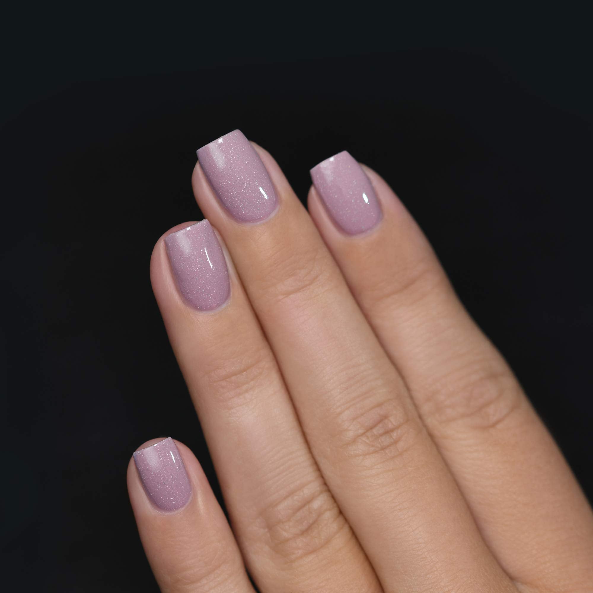 ILNP Internship - Dusty Plum Neutral Nail Polish, Subtle Holographic, Chip Resistant, 7-Free, Non-Toxic, Vegan, Cruelty Free, 12ml