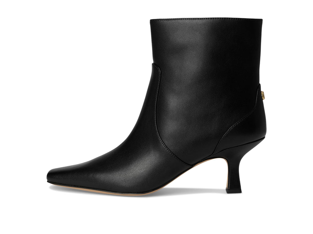 Coach CBP25 Black Sculpted Kitten Heel Bootie
