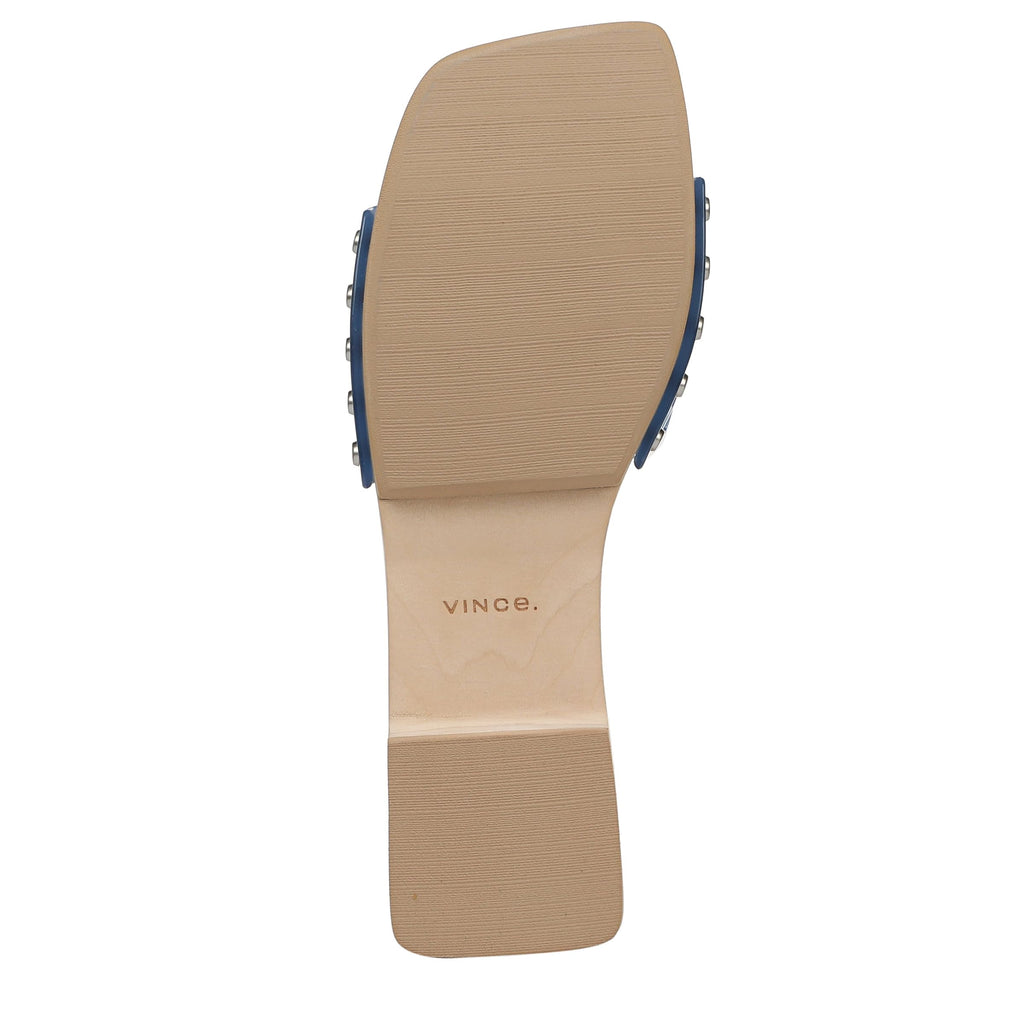 Vince Womens Barbara Jelly Slide Sandal Surf Blue 9 M