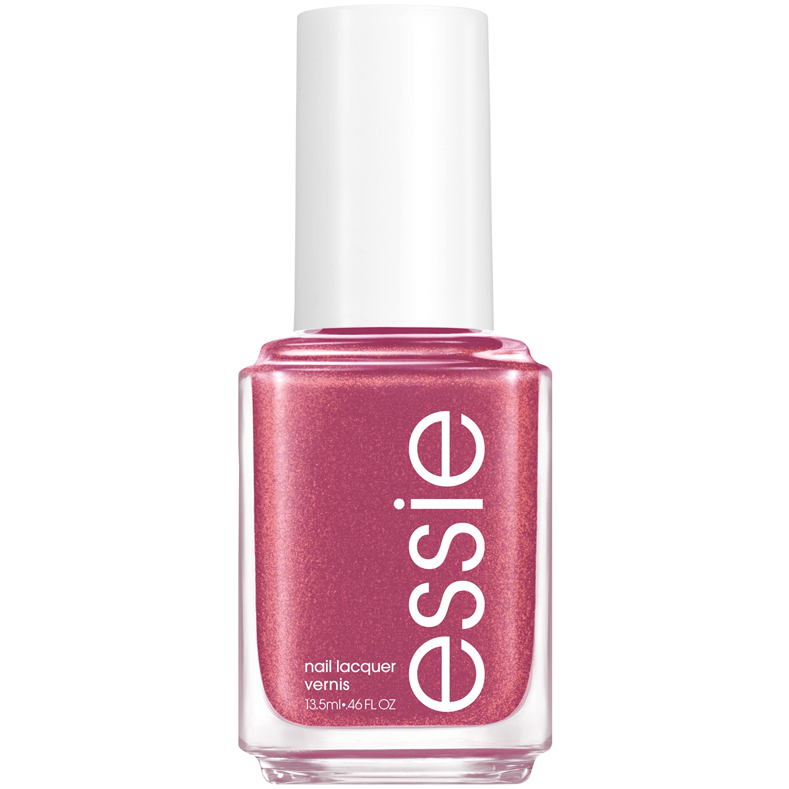 Essie nail polish, ferris of them all collection, mauve-plum nail color with a shimmer finish, ferris of them all, 0.4600 fl. oz.